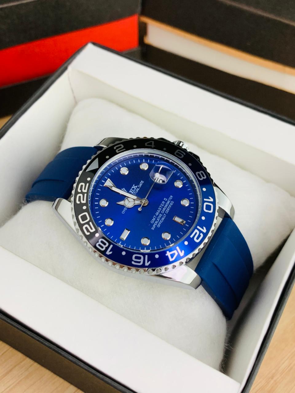 Rolex GMT-Master || (Masterpiece) Pepsi Bezel-Dual Time Watch