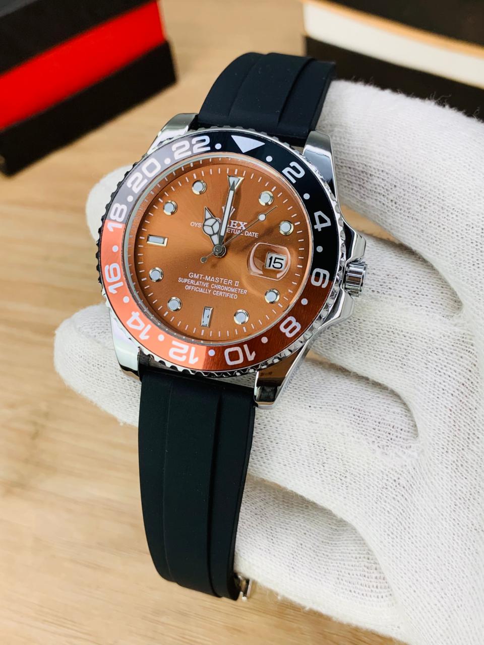 Rolex GMT-Master || (Masterpiece) Pepsi Bezel-Dual Time Watch