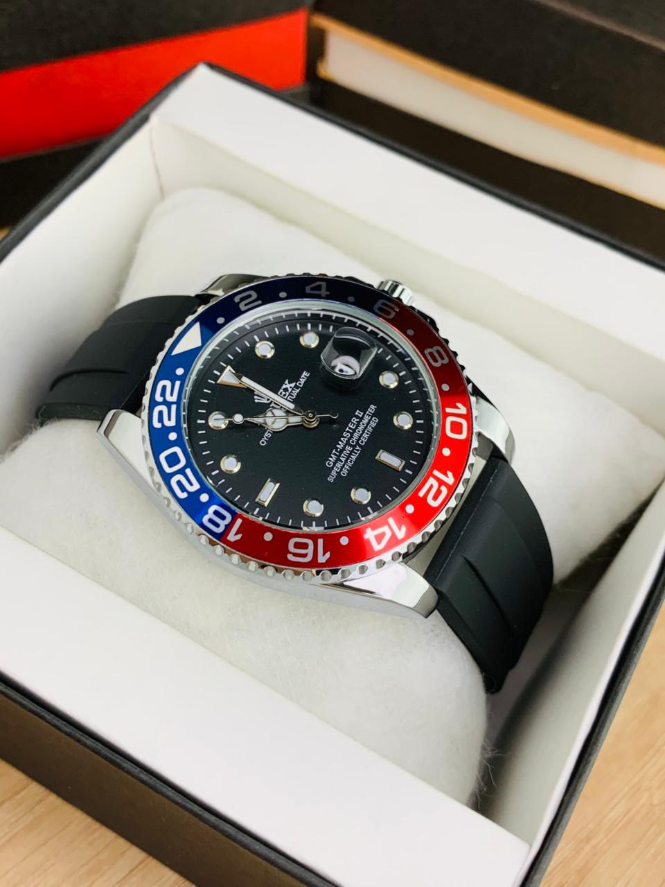 Rolex GMT-Master || (Masterpiece) Pepsi Bezel-Dual Time Watch